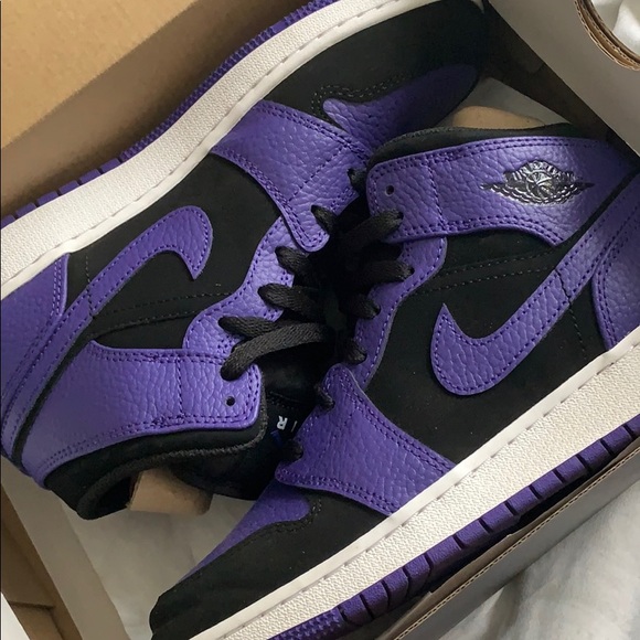 Jordan Other - Air Jordan 1 Mid “Black/ Dark Concord/ White”